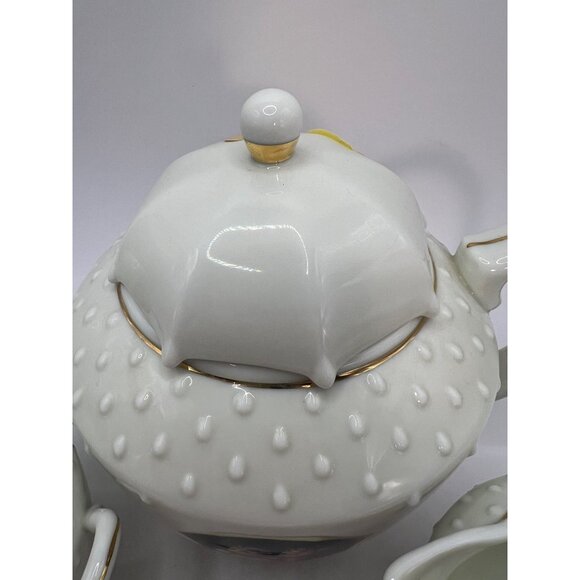 Hummel Danbury Mint Stormy Weather Tea Set Unbrella Boy Creamer, Umbrella Girl S - Picture 8 of 16